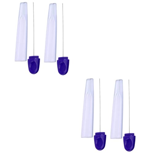 Mikinona 2sets Stainless Steel Cake Stick Tester Skewer Probe Fruit Picks Baking Pin Diy Baking Tool 2pcs*2 Random Color