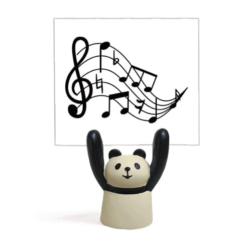 Porte-notes de musique Flappg cadeau idéal panda rond décoration