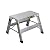Metaltech Buildman 1.98 ft. x 2.2 ft. x 2 ft. Aluminum Work Platform with 300 Pound Load Capacity