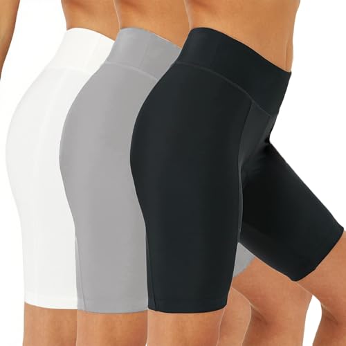 Short de sport extensible de qualité supérieure avec maintien taille haute femme