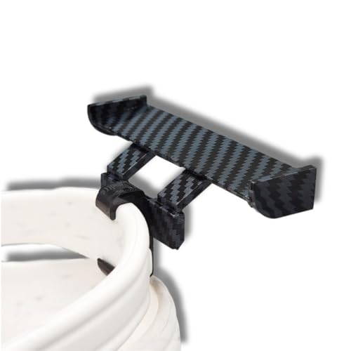 Auto Flügel Charm, Auto Spoiler Schuh Charms für Cars Crocs Erwachsene, Dekorative Schuh Accessoires im Supercar-Spoiler-Design, Abnehmbare Schuh Charms für Sneaker & Crocs, Perfektes Geschenk