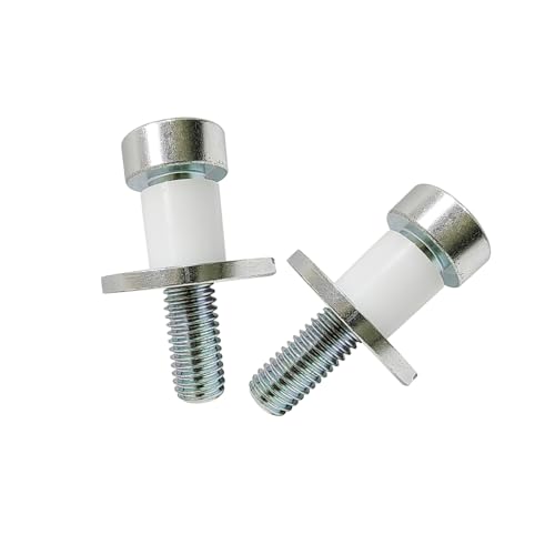 2PCS 38420 Door Striker Bolts 9601750 Compatible with 1971-1991 Chevy Chevrolet GMC 1971-1976 Cadillac Oldsmobile Pontiac Buick