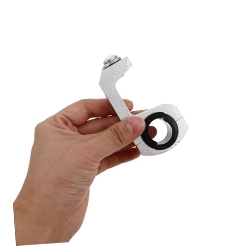 Protections de levier et support guidon modifié argent pour vélo