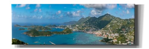 Epic Graffiti 'Saint Thomas US Virgin Islands Panorama' by Epic Portfolio, Canvas Wall Art, 60