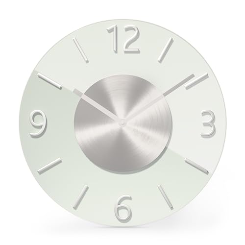 Mebus Orologio da parete al quarzo, silenzioso, senza rumore, movimento