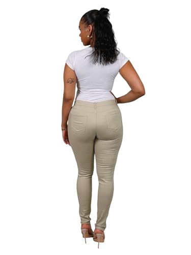 Access Junior Uniform Pants, 5-Pocket Design Skinny Pants for Women, Durable Cotton & Spandex Blend, Ideal for Work & School3