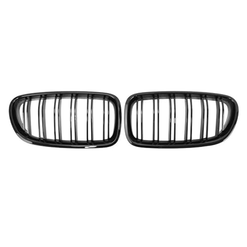 Calandre à double lamelles noir brillant pour BMW Série 5 F10 F11 F18 de 2010 à 2017