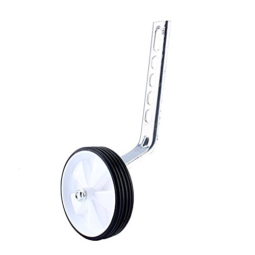 Ruedas de Entrenamiento para Bicicleta de 16 Pulgadas, VBESTLIFE, Ajustables, Acero Aleado y Plástico, Color Blanco miniatura 3