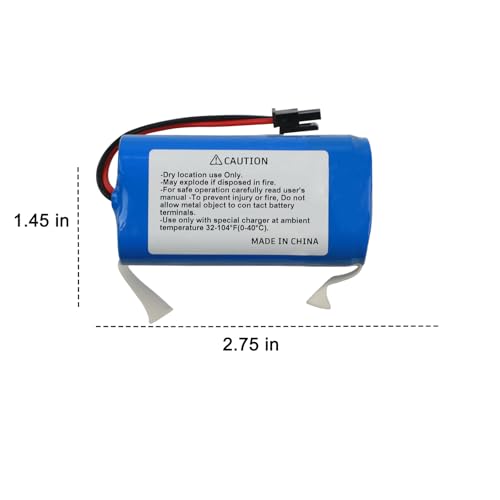 Image of 3000mAh Battery for Coredy R750-2200pa G800 G850, Kyvol Cybovac E20 E30 E31 | RoboVac LR30 L35 LR20 Hybrid+, CECOTEC Conga 5290 Ultra Home, Laresar Grande 2 Sweeping Vacuum Cleaner with Tools
