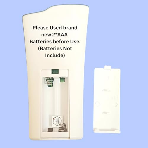 Image of ZIEVA Compatible with Cropton Ceiling Fan Remote Control Wireless with Light, Timer Mode and Speed Adjustment - Remote Control Kit (Fan Not Included) - White