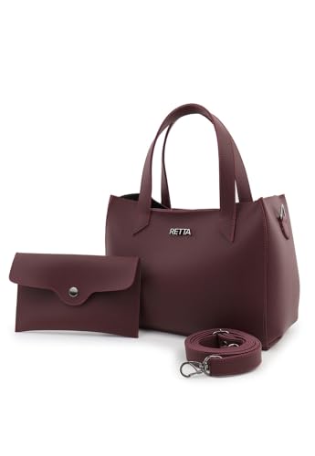 Bolsa Feminina Lorena Média Estruturada Para Trabalho Eventos e Dia a Dia Retta (Vinho)