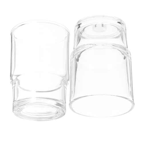 Verre pour hygiène quotidienne lot de 2 rangements de brosses à dents et dentifrice - 2