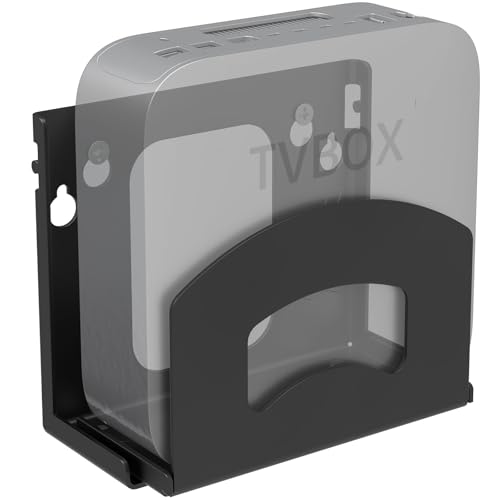 IRONDIY Cable Box Mount,Adjustable Wall Mount Holder for Small and Narrow Devices Like Cable Boxes,DVD Players,Modems,Streaming Media Devices and Other Media Players