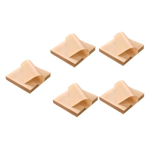 SOLUSTRE 500 Sheets Disposable Paper Pad Oil-proof Mat for Snack Pad Kitchen Greaseproof Mat Snack Papers Kraft Paper Material