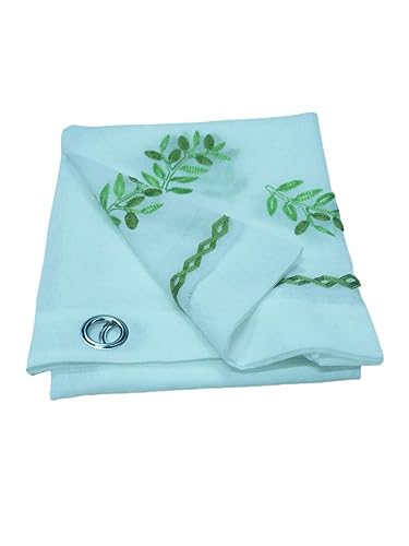 Cortinas de Cocina - Listas para Colgar, en Verde - Olivas, Ollaos Anillas de Acero, Pack de 2, 95x150cm, Translúcidas, Luz Natural, Fácil Mantenimiento, Mejora la Decoración de tu Cocina.