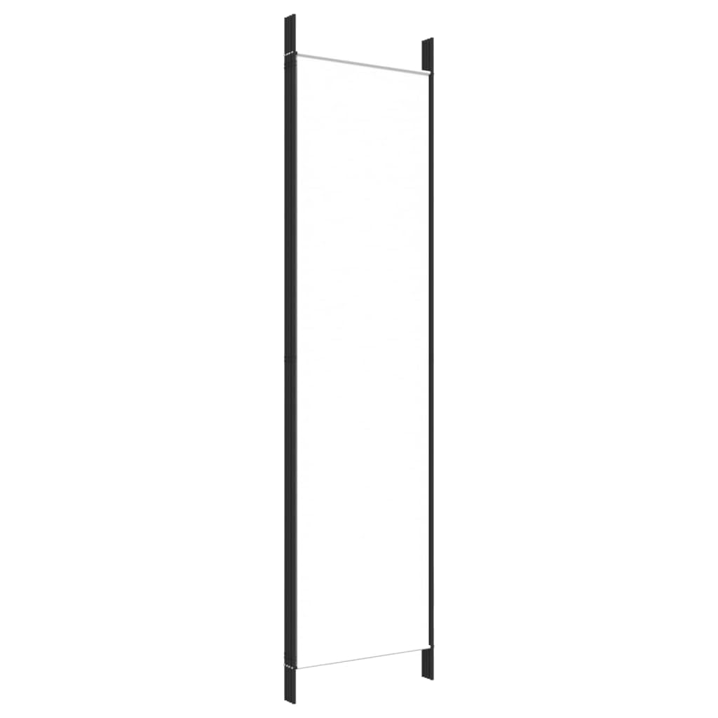 Paravento in tessuto bianco, 200 x 200 cm, pieghevole, autoportante, per soggiorno, camera da letto, ufficio, balcone, giardino, 4 pezzi