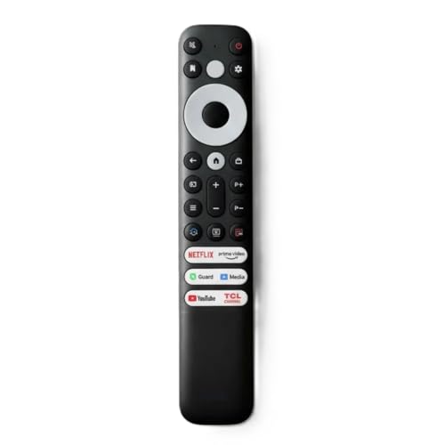 Image of Replacement Remote Control for TCL Smart TV (Non-Voice) - Compatible with TCL LED, UHD & Android TVs | Dedicated ZEE5, Netlix & Prine Video Hotkeys | Check Model Compatibility Before Buying