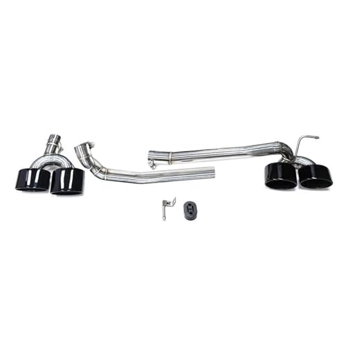 Buse ovale tuyaux d'échappement Benz W204 C260 C63 protection thermique noire