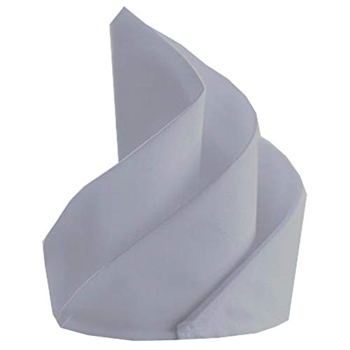 Lukeville Luxury Linen Cloth Napkins Set of 12 Cotton Dinner Napkins 12 X 12 inches Cloth Napkin 100% Cotton Comfortable Dinner Napkins - Light Grey Solid Napkins