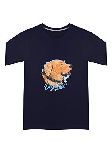 Image of CreativiT Graphic Printed T-Shirt for Unisex Dog Lovers Tshirt | Casual Half Sleeve Round Neck T-Shirt | 100% Cotton | D00663-64