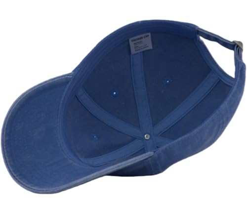 Image of TSSGBL Vintage Cotton Washed Baseball Cap S to XXL Unstructured Low Profile Adjustable Distressed Dad Hat for Men Women