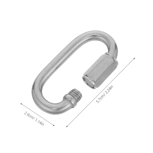 Eslabón rápido de acero inoxidable Sewroro con acabado anticorrosión premium 2