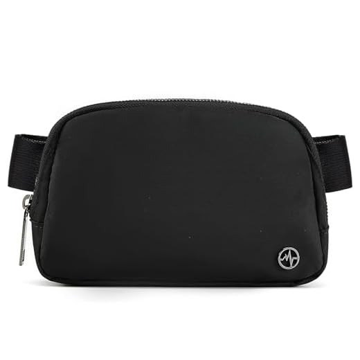 Pander Cross Body Fanny Pack for Women, Fashion Waist Packs, Crossbody Bags, Belt Bag with Adjustable Strap (Black)