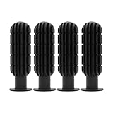 4 Stück Tischfußball Griffe, rutschfeste Tischfußball Griffteile, Tischfußball Spielstangengriffe Ersatz, Fußball Kunststoffgriffe für Desktop Fußball Tischplatten