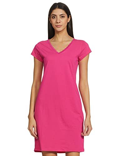 Image of Amazon Brand - Symbol Women's Cotton Knee Length Regular Fit Nighty