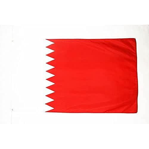 AZ FLAG - Drapeau Bahreïn - 150x90 cm - Polyester léger - Drapeau Bahreïnien Avec Oeillets Métalliques Intégrés - 80g