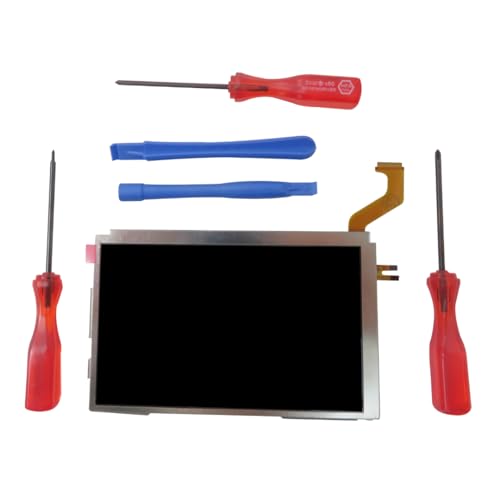 Image of Top Upper LCD Screen Display Replacement W /Tools for Nintendo 3DS XL