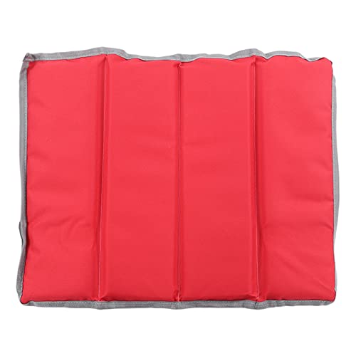 Folding Sit Mat, Foldable Seat Cushion, Soft Portable Floor Pad for Picnic Camping Beach, Foldable Kneeling and Seat Cushion for Comfort (Red)