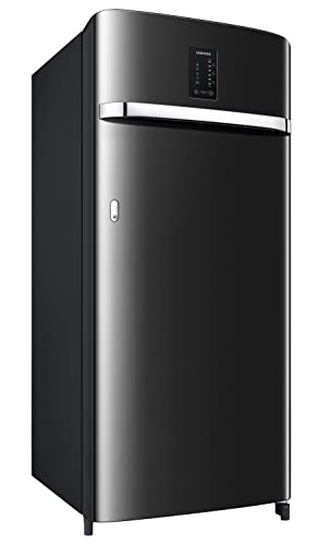 Image of Samsung 215L 3 Star Inverter Direct-Cool Single Door Digi-Touch Refrigerator Appliance (RR23C2E23BX /HL,Luxe Black)