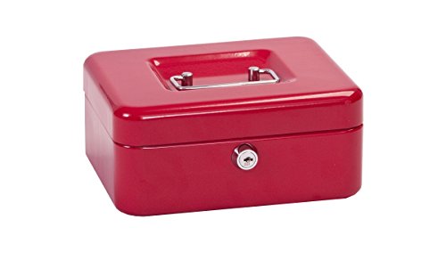 ALCO-Albert 841-12 Caissette à monnaie, 195 x 145 x 80 mm, rouge