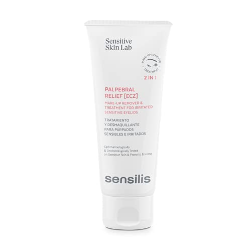 Sensilis - Palpebral Relief [ECZ] 2 en 1,Tratamiento y Desmaquillante de Párpados para Pieles Sensibles e Irritadas, Repara, Desmaquilla y Calma - 100 ml