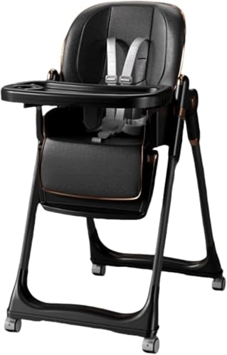 Sefoemut ダイニング、ダイニング、シート、座ったり横になったりできる、ダイニングテーブル、多機能子供用ダイニングテーブルと椅子、ベビー、ハイとロー、折りたたみ可能、調節可能、移動が簡単 (ブラック)