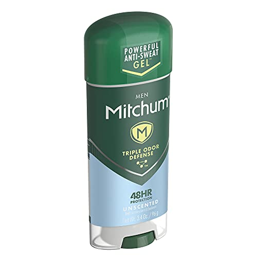 Mitchum Advanced Control Unscented Gel, Anti-Perspirant & Deodarant 3.4 Oz #TOP1
