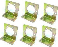 R&D Dc Geared Side Shaft Motor Clamp L Shaped Motor Mount Mounting Bracket (Pack of 8)-image-24