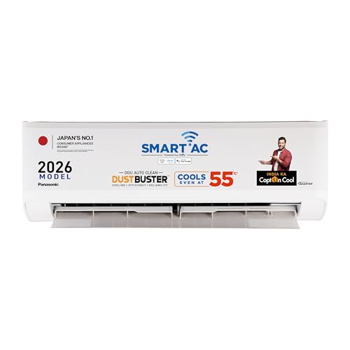 Panasonic 1.5 Ton 3 Star Premium WiFi Inverter Smart Split AC (Du...