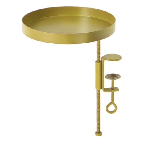 Esschert Design Blumentopfhalter mit Klemme Rund Golden M