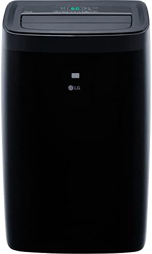 LG 10,000 BTU (DOE) / 14,000 BTU (ASHRAE) Smart Portable Air Conditioner, Cools 450 Sq.Ft. (18' x 25' room size), Smartphone & Voice Control works with LG ThinQ, Amazon Alexa and Hey Google, 115V