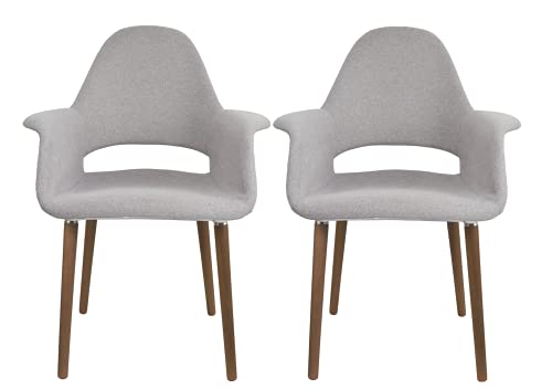 2xhome Mid Century Modern Upholstered Fabric Organic Accent Living Room