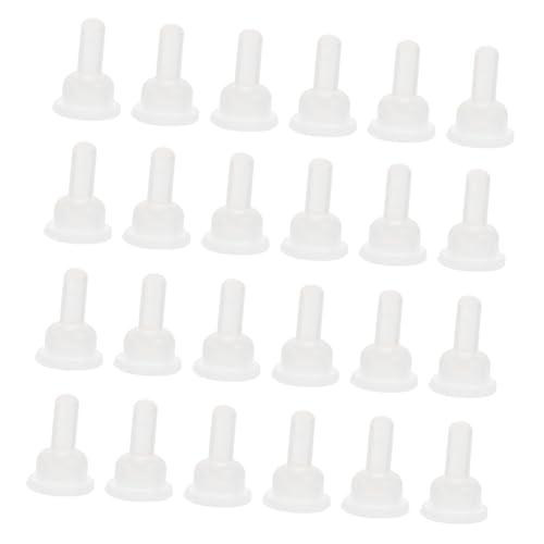 Levemolo 40pcs Pet Bottle Pacifiers Kitten Nipples for Puppy Nursing Bottles Feeding Nipples for Feeding Silicone