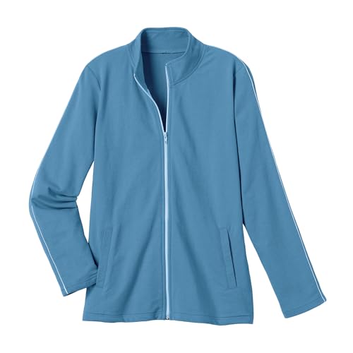 CATALOG CLASSICS Womens Sweat Suits 2 Piece Set Jogger Track Suits, Thin Stripe2