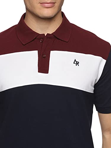 Image of ADRO Men's 100% Cotton Regular Fit Polo T-Shirt