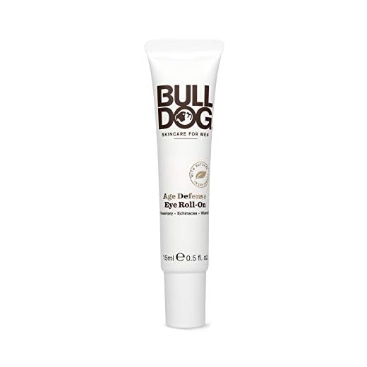 Bulldog Mens Skincare and Grooming Age Defense Eye Roll On, 0.5 Ounces