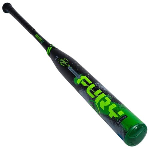 Axe | Fury Bravo | 2-Piece Composite | USSSA Slowpitch Softball Bat | John Radich Player Edition | 12 Barrel | 1 oz. Endloaded | Flared Handle (25 oz.)