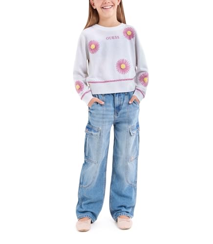 GUESS Girls' Rigid Denim Fashion Fit Pants4