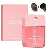 Make-up-Pinselreiniger & Pinsel-Reinigungslösung (35ml) - Make-up-Pinsel-Shampoo als Pinselreinigungsset. Flüssig, extrem sparsam & sanft. Reinigt perfekt, macht Pinsel & Schwämme wieder wie neu.