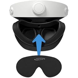 Lentes De Proteccion Ocular Digicharge Protector de Lente para PS VR2, PS VR 2 Cubierta de Lente, PSVR2 a Prueba de Polvo y antiarañazos, Espuma de 14 mm de Grosor, Protege Todos del Polvo, Incluyendo Sensor